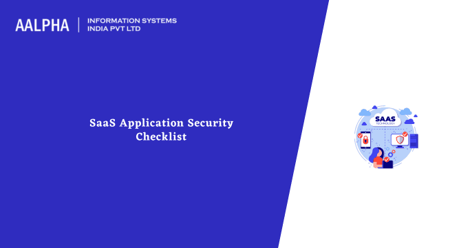 SaaS Application Security Checklist