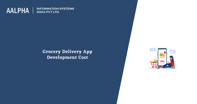Grocery Delivery App Development Cost