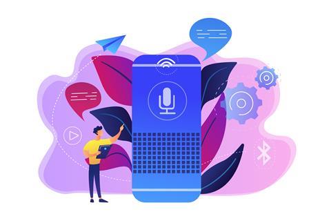Voice-activated UI