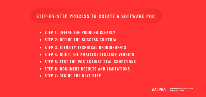 poc for software development