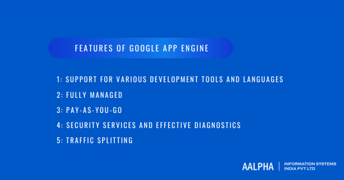 features of google app engine features of google app engine