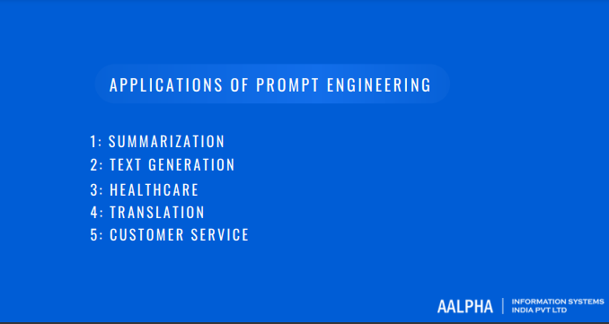 Applications of Prompt Engineering