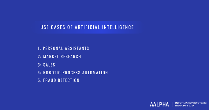 Use cases of Artificial Intelligence