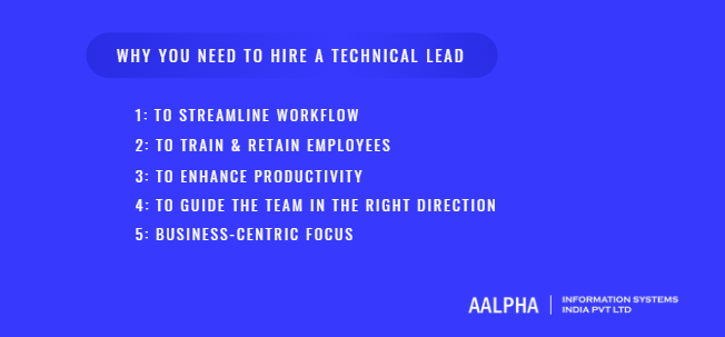Why you need to hire a technical lead Why you need to hire a technical lead