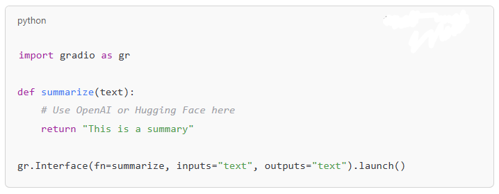 How to Deploy with Gradio (Example)