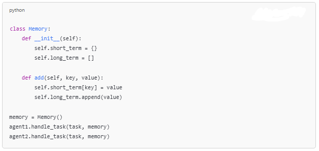 Memory and Context Sharing