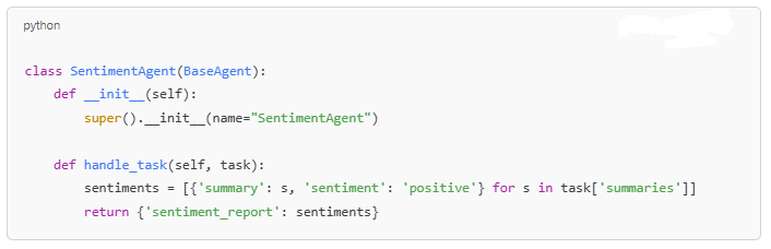 Sentiment Agent