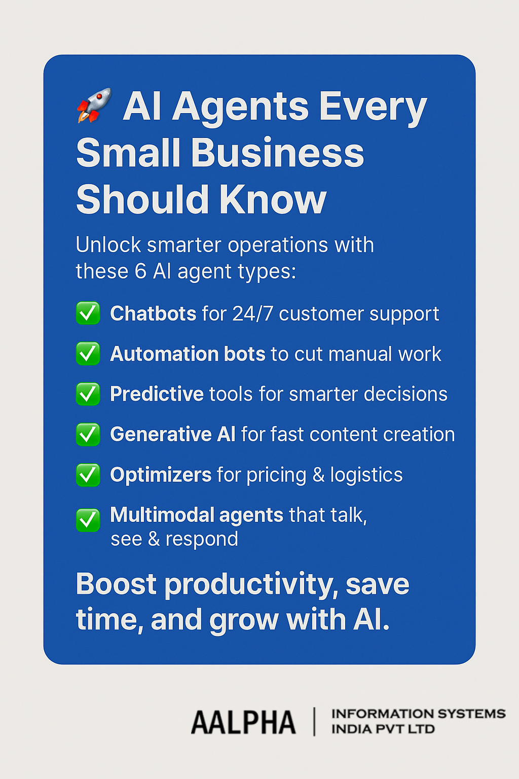 AI Agents Every Small Business Should Know