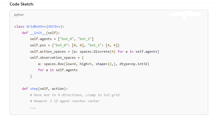 Environment Logic (PettingZoo-Style)
