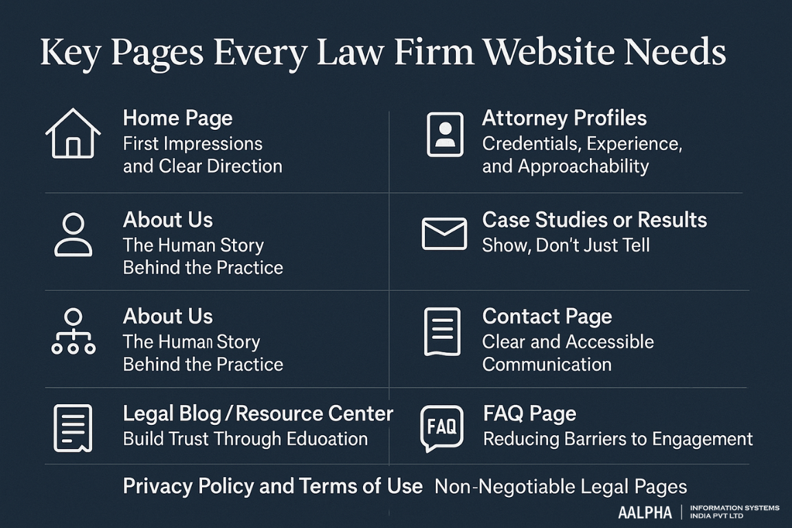 Key Pages Every Law Firm Website Needs