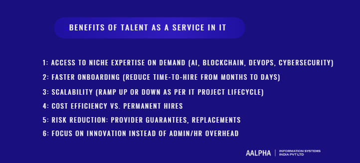 benefits of talent as a service in it