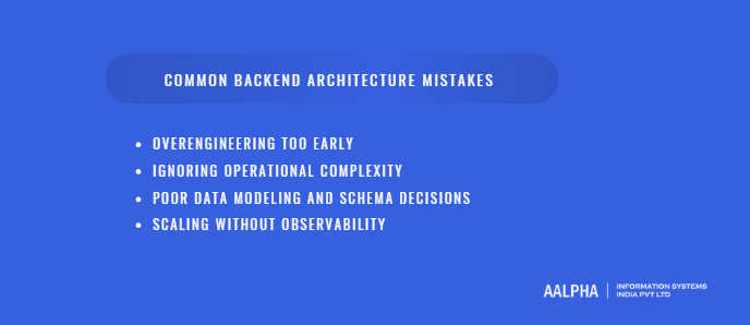 Common Backend Architecture Mistakes
