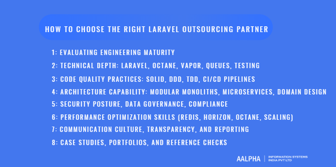 How to Choose the Right Laravel Outsourcing Partner
