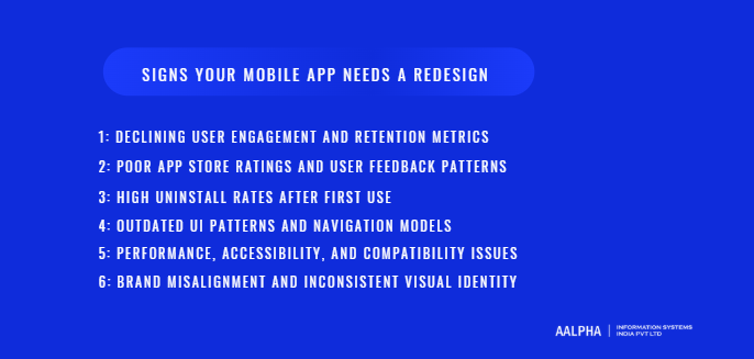 Signs Your Mobile App Needs a Redesign Signs Your Mobile App Needs a Redesign