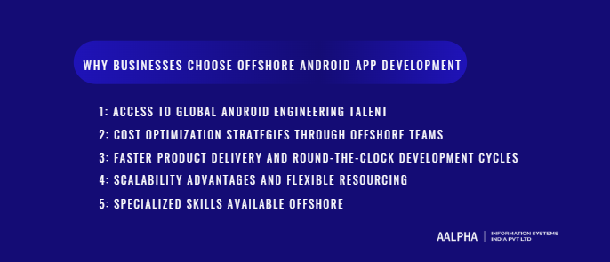 Why Businesses Choose Offshore Android App Development