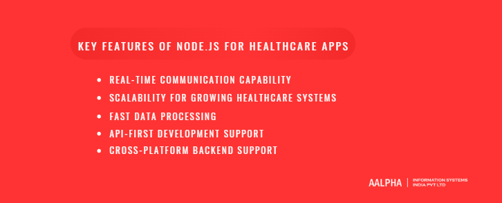Key Features of Nodejs for Healthcare Applications