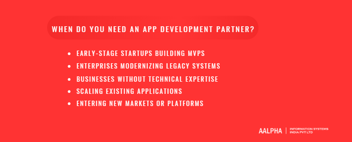 When Do You Need an App Development Partner