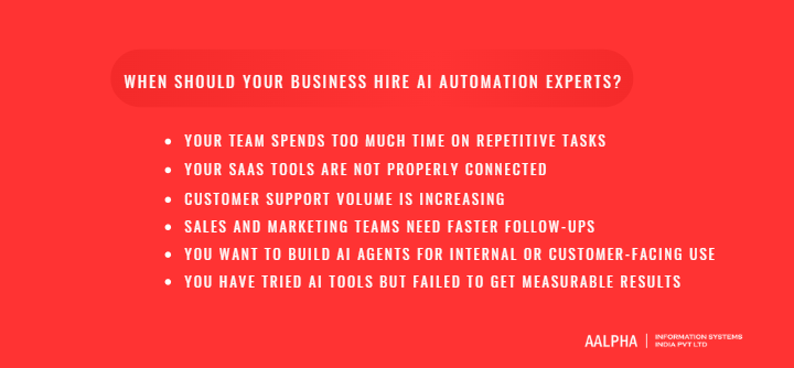 When Should Your Business Hire AI Automation Experts When Should Your Business Hire AI Automation Experts