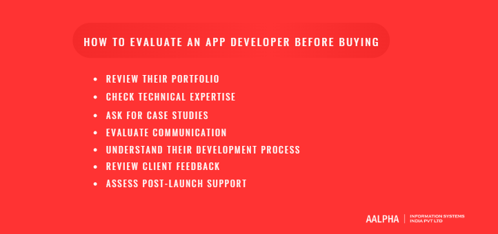 How to Evaluate an App Developer Before Buying