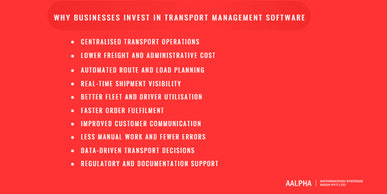 Why businesses invest in transport management software