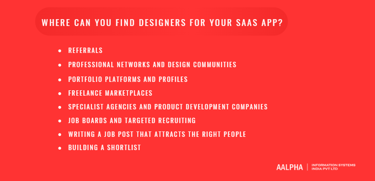 Where can you find designers for your SaaS app Where can you find designers for your SaaS app