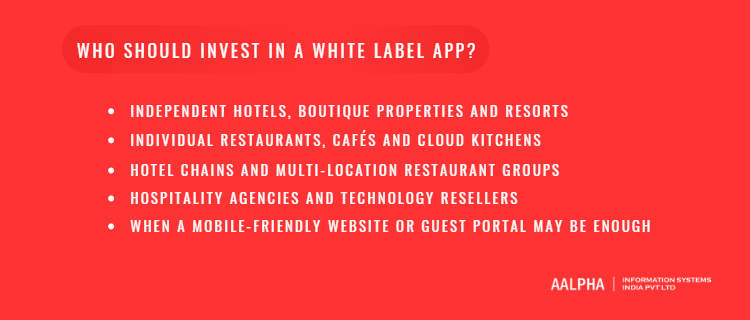 Who should invest in a white label app Who should invest in a white label app