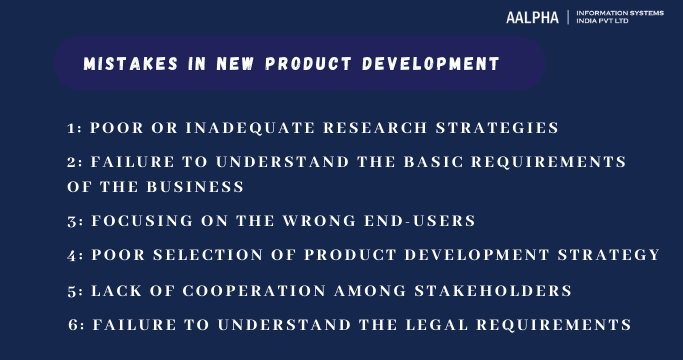 Mistakes in New Product Development