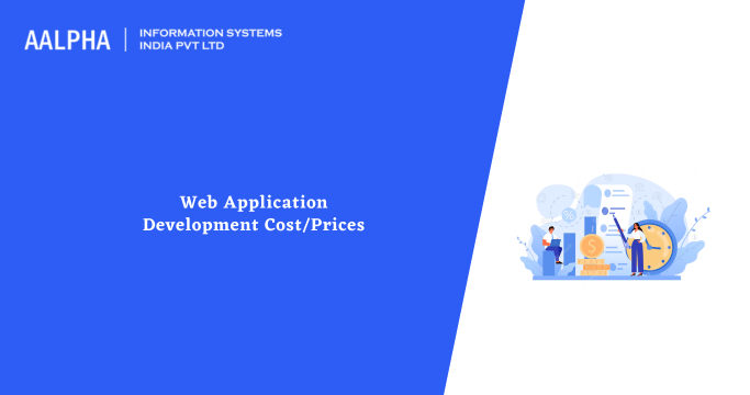 Web Application Development Cost Prices in India