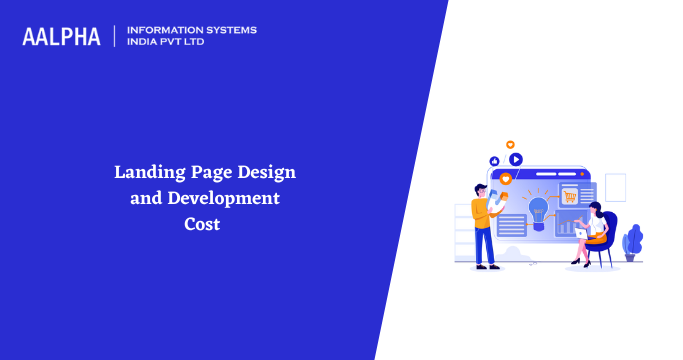 Landing page designing cost