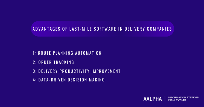 Advantages of last-mile software in delivery companies