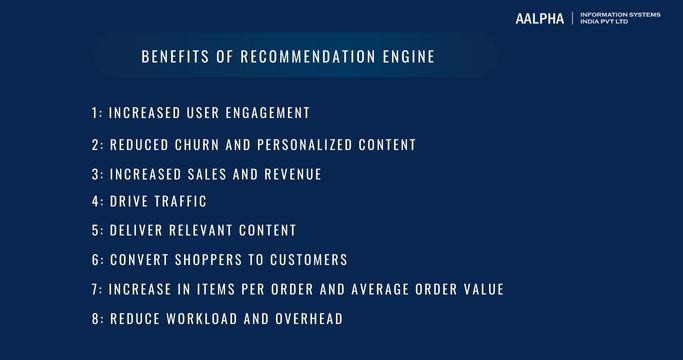 Benefits of Product Recommendation Engine