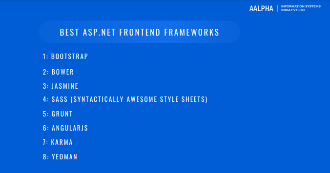 Best ASP.NET Frontend Frameworks   