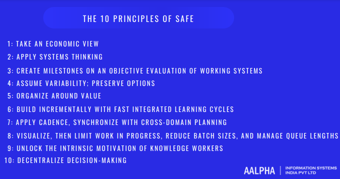 Principles of Scaled Agile Framework