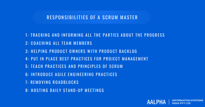 Responsibilities of a Scrum Master