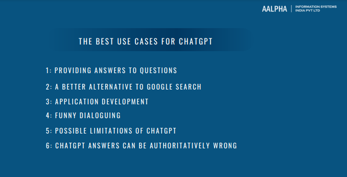 the best use cases for ChatGPT